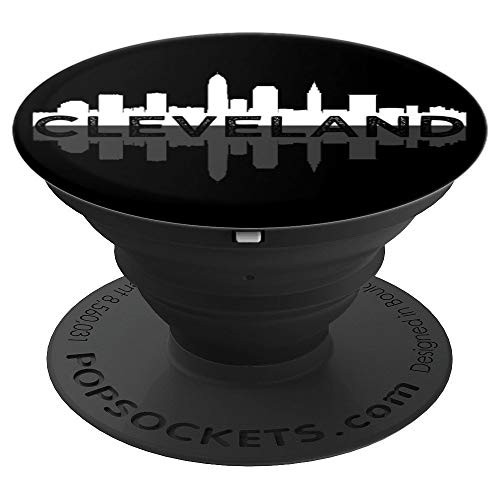 Downtown Cleveland Skyline Art Ohio CLE The Land Gifts - PopSockets Grip and Stand for Phones and Tablets Downtown Cleveland Skyline Art Ohio CLE The Land Gifts - PopSockets Grip and Stand for Phones and Tablets
