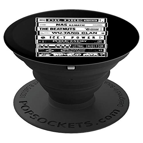 Old School Hip Hop Rap Music Cassettes - PopSockets Grip and Stand for Phones and Tablets