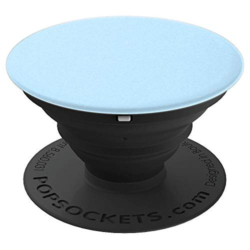 Light Blue Solid-Color Pop-Socket Plain for Boys - PopSockets Grip and Stand for Phones and Tablets