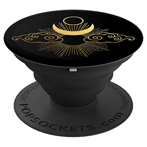Occult Moon Esoteric Occultism Tarot Card Witchcraft Alchemy - PopSockets Grip and Stand for Phones and Tablets