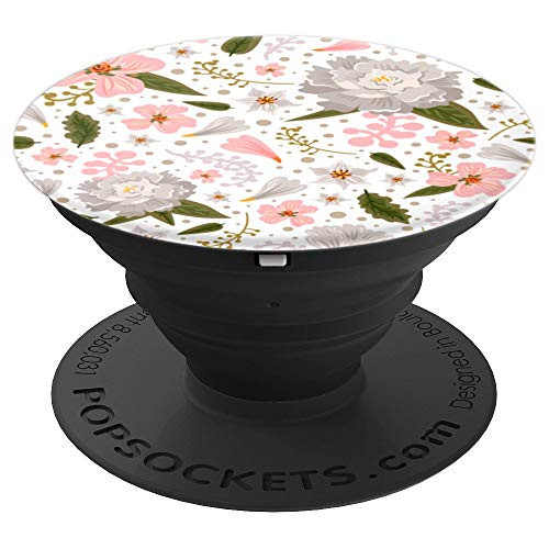 Spring Flowers Pattern Pink - PopSockets Grip and Stand for Phones and Tablets