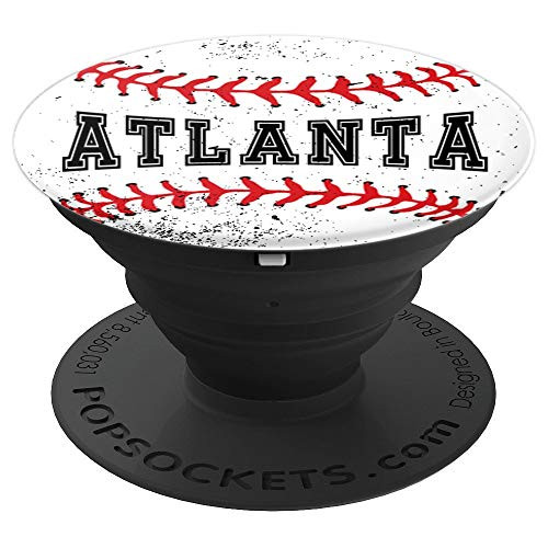 Baseball Ball Graphics Sports - Atlanta - PopSockets Grip and Stand for Phones and Tablets Baseball Ball Graphics Sports - Atlanta - PopSockets Grip and Stand for Phones and Tablets