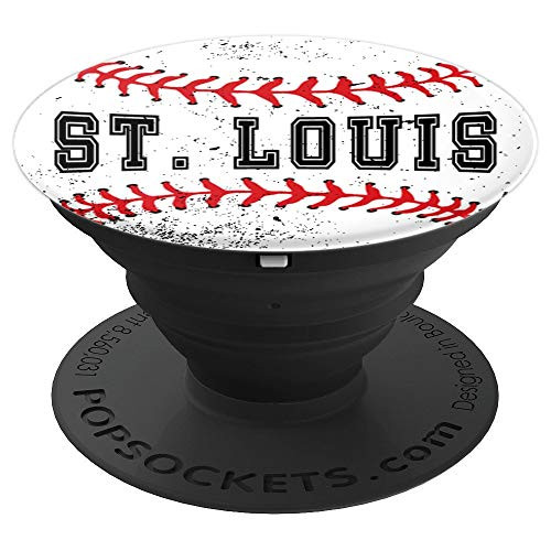 Baseball Ball Graphics Sports - St. Louis - PopSockets Grip and Stand for Phones and Tablets Baseball Ball Graphics Sports - St. Louis - PopSockets Grip and Stand for Phones and Tablets