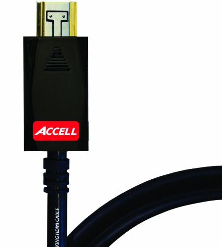 Accell B104C-007B-40 AVGrip Pro High Speed HDMI Cable with Locking Connectors - 6.6 Feet (2 Meters), HDMI 2.0 Compliant for 4K UHD @ 60Hz