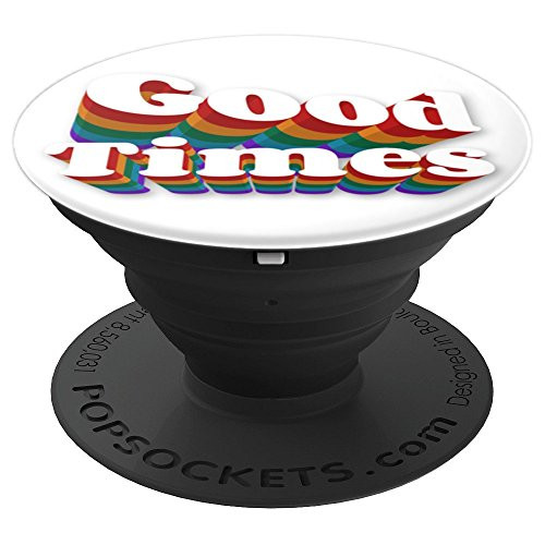 Good Times Retro color rainbow - PopSockets Grip and Stand for Phones and Tablets