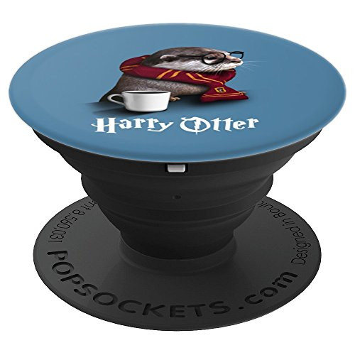 Cute Harry Otter - Funny Otter socket - PopSockets Grip and Stand for Phones and Tablets