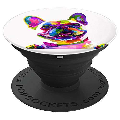 Cute French Bulldog frenchie - watercolor spalsh design - PopSockets Grip and Stand for Phones and Tablets