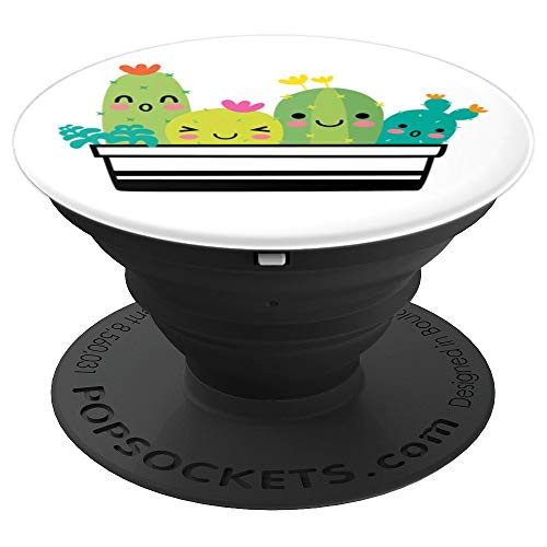 Cute Succulent Cactus PopSockets Grip and Stand for Phones and Tablets