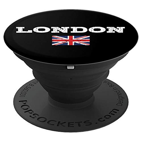 UK Inspired London United Kingdom Flag - PopSockets Grip and Stand for Phones and Tablets