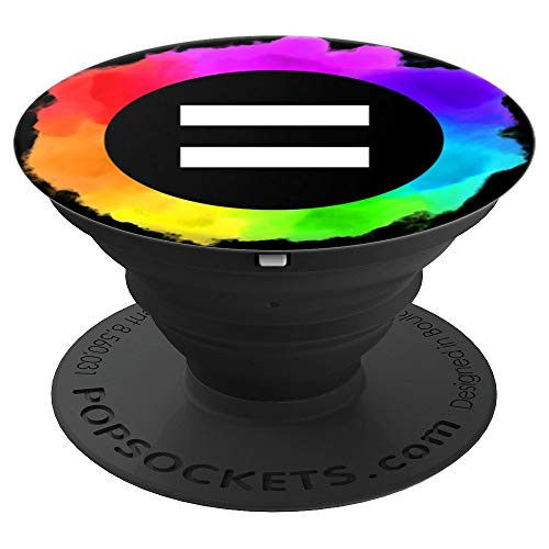 Equal Gay Lesbian Pride LGBT LGBTQ Gift - PopSockets Grip and Stand for Phones and Tablets