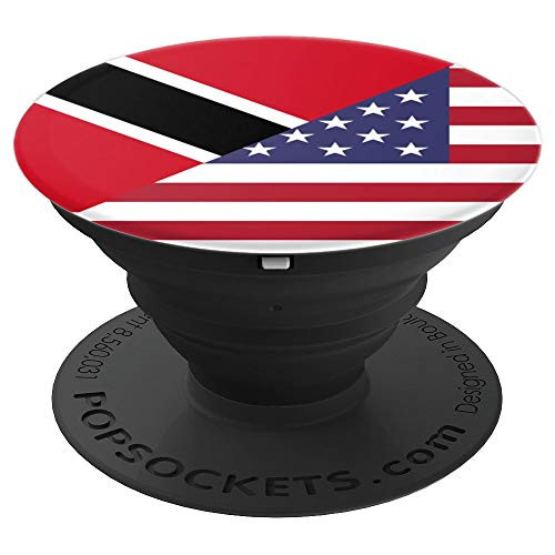 Trinidadian Tobagan American Trinidad Tobago USA Flag Handle - PopSockets Grip and Stand for Phones and Tablets Trinidadian Tobagan American Trinidad Tobago USA Flag Handle - PopSockets Grip and Stand for Phones and Tablets