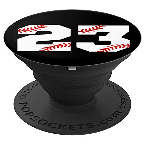 Baseball Popsocket #23 - Baseball Pop Socket - Number 23 - PopSockets Grip and Stand for Phones and Tablets Baseball Popsocket #23 - Baseball Pop Socket - Number 23 - PopSockets Grip and Stand for Phones and Tablets