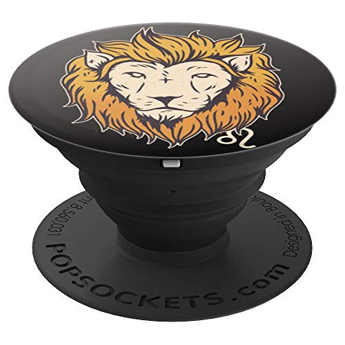 Leo Zodiac Sign Horoscope Astrological Astrology Gift Black - PopSockets Grip and Stand for Phones and Tablets Leo Zodiac Sign Horoscope Astrological Astrology Gift Black - PopSockets Grip and Stand for Phones and Tablets