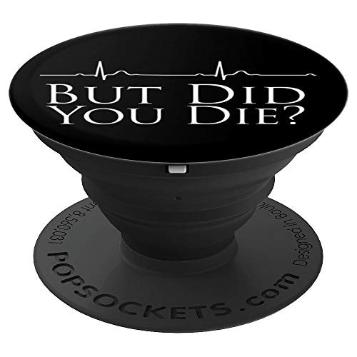 Nurse Medical Doctors Gift - Phone Grip Stand BLACK - PopSockets Grip and Stand for Phones and Tablets