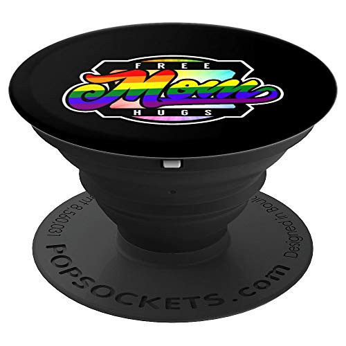 Free Mom Hugs LBGT Rainbow Pride Gift PopSockets Grip and Stand for Phones and Tablets Free Mom Hugs LBGT Rainbow Pride Gift PopSockets Grip and Stand for Phones and Tablets