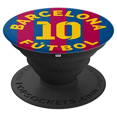 PopSockets: Barcelona Football Soccer Fan Futbol - Number 10 - PopSockets Grip and Stand for Phones and Tablets PopSockets: Barcelona Football Soccer Fan Futbol - Number 10 - PopSockets Grip and Stand for Phones and Tablets