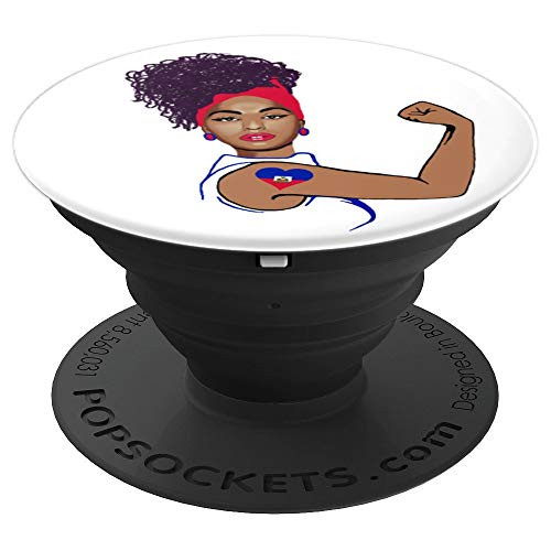 Haiti girl Haitian Ayiti Haiti flag PopSockets Grip and Stand for Phones and Tablets Haiti girl Haitian Ayiti Haiti flag PopSockets Grip and Stand for Phones and Tablets