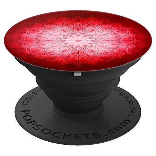 Grip Mandala Red - Mandala Flower Red Grip - PopSockets Grip and Stand for Phones and Tablets Grip Mandala Red - Mandala Flower Red Grip - PopSockets Grip and Stand for Phones and Tablets