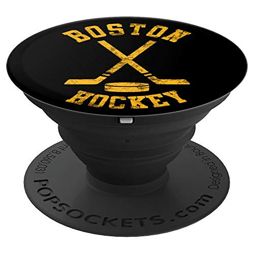 Vintage Boston Hockey - PopSockets Grip and Stand for Phones and Tablets