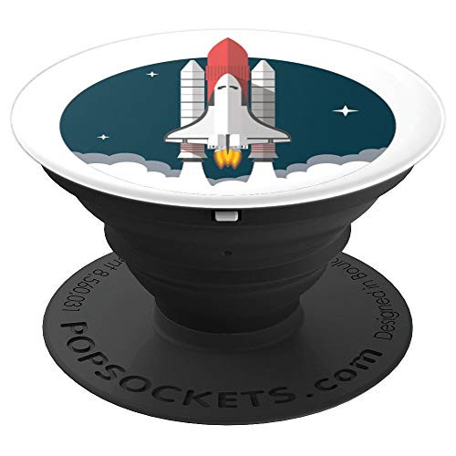 Astronauts Spaceship Shuttle Spaceman Sun Moon Lover Gift - PopSockets Grip and Stand for Phones and Tablets