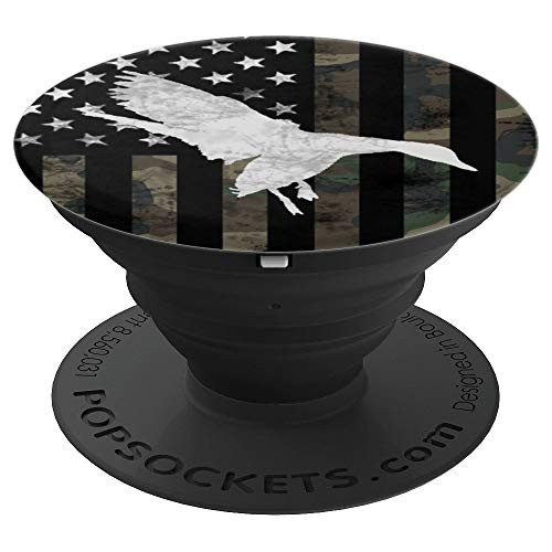 Hunting Camouflage Duck with American Flag - PopSockets Grip and Stand for Phones and Tablets Hunting Camouflage Duck with American Flag - PopSockets Grip and Stand for Phones and Tablets