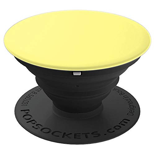 Light Yellow Color - Pastel - PopSockets Grip and Stand for Phones and Tablets