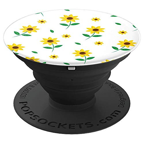 Spring Sunflower Flower Bloom Collapsible Pop Out Mount - PopSockets Grip and Stand for Phones and Tablets