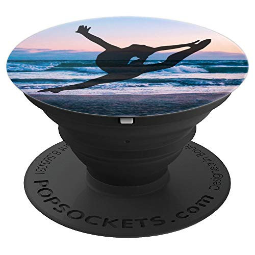 Sunset ocean gymnastics phone stand for girls gymnasts - PopSockets Grip and Stand for Phones and Tablets
