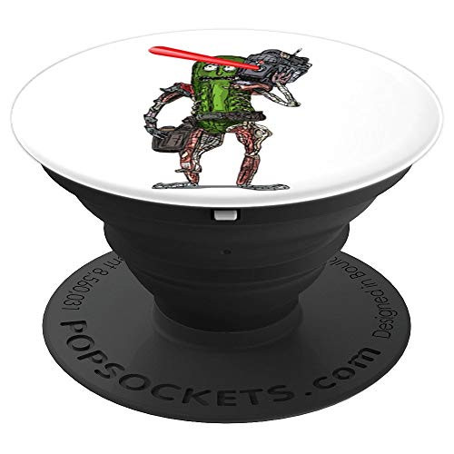 Rick and Morty - Pickle Rick with Laser - PopSockets Grip and Stand for Phones and Tablets