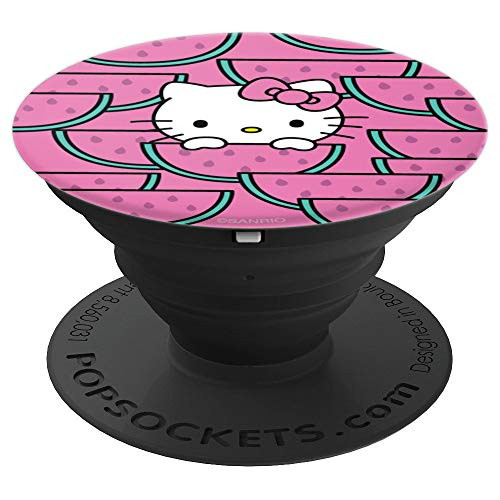 Hello Kitty Pink Watermelon Fruit - PopSockets Grip and Stand for Phones and Tablets