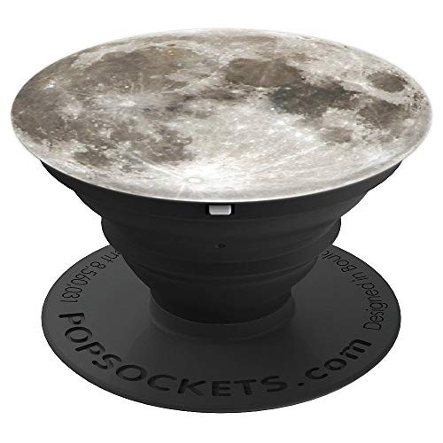 Full Moon Phase Solar System Planets Solar Eclipse - PopSockets Grip and Stand for Phones and Tablets