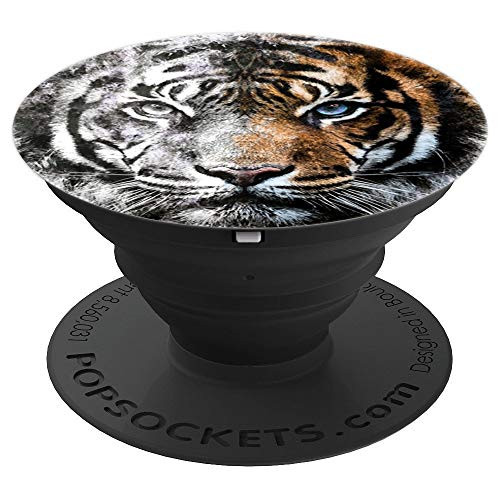 Tiger Face Big Cat Lover Gift - PopSockets Grip and Stand for Phones and Tablets Tiger Face Big Cat Lover Gift - PopSockets Grip and Stand for Phones and Tablets
