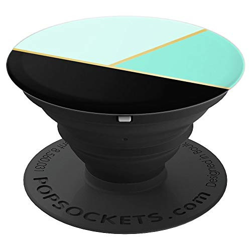 Grip Geometric Design - Golden Black Teal Mint Green - PopSockets Grip and Stand for Phones and Tablets Grip Geometric Design - Golden Black Teal Mint Green - PopSockets Grip and Stand for Phones and Tablets