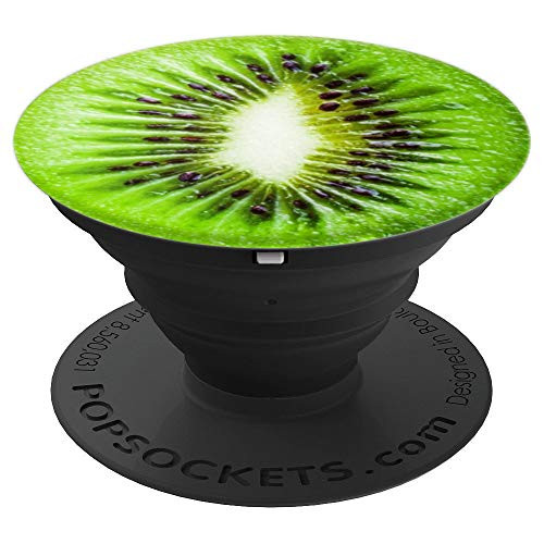 Round Sliced Kiwi Fruit - PopSockets Grip and Stand for Phones and Tablets