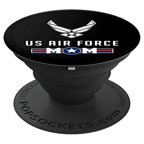 Proud Air Force Mom Military Pride - PopSockets Grip and Stand for Phones and Tablets Proud Air Force Mom Military Pride - PopSockets Grip and Stand for Phones and Tablets