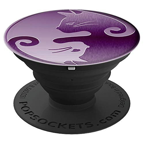 Yin Yang Cats Purple - PopSockets Grip and Stand for Phones and Tablets