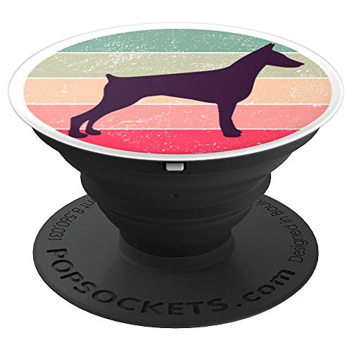Doberman Pinscher Dogs Trendy Cute Vintage Retro Dog Mom - PopSockets Grip and Stand for Phones and Tablets Doberman Pinscher Dogs Trendy Cute Vintage Retro Dog Mom - PopSockets Grip and Stand for Phones and Tablets