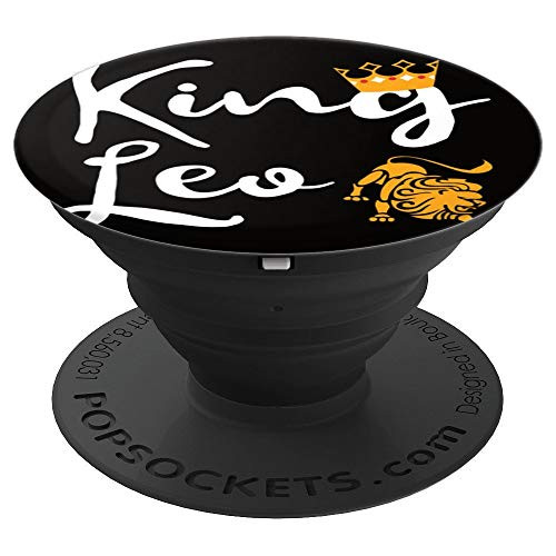 King Leo July August Birthday Astrology Zodiac Signs - PopSockets Grip and Stand for Phones and Tablets King Leo July August Birthday Astrology Zodiac Signs - PopSockets Grip and Stand for Phones and Tablets