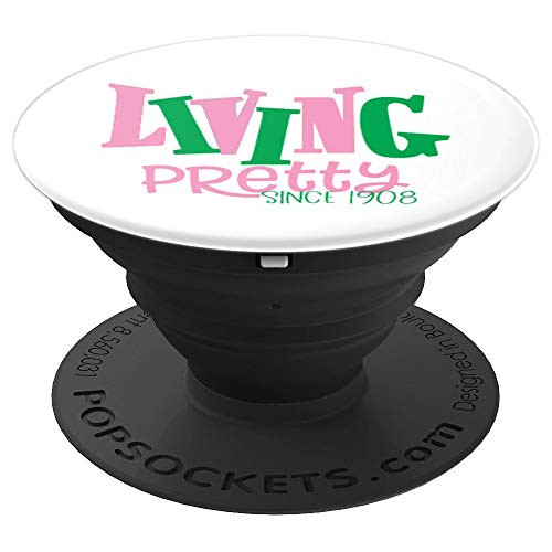 Living Pretty - AKA Sorority - 1908 - PopSockets Grip and Stand for Phones and Tablets