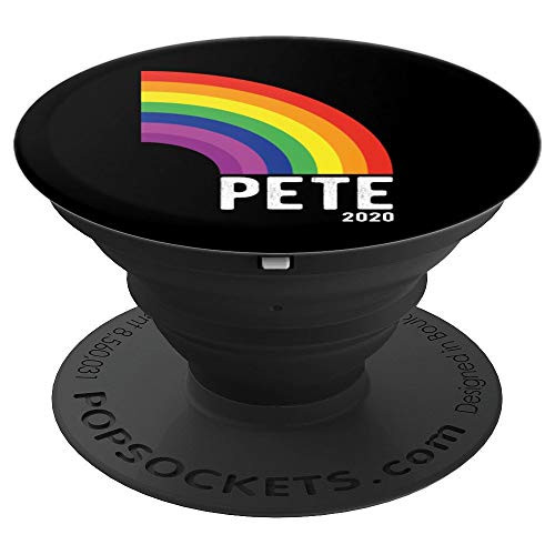 Vote Pete Buttigieg 2020 Elections Democrat Rainbow Pride PopSockets Grip and Stand for Phones and Tablets
