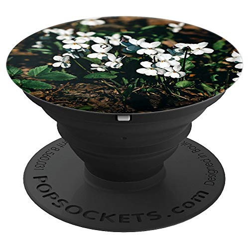 Spring Pop Socket with Little White Flowers for Gardeners - PopSockets Grip and Stand for Phones and Tablets Spring Pop Socket with Little White Flowers for Gardeners - PopSockets Grip and Stand for Phones and Tablets