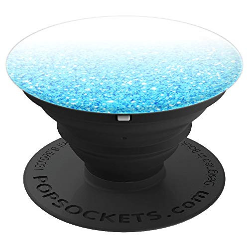 Teal Ocean Gradient, Aqua Ombre, Pretty, Cool - PopSockets Grip and Stand for Phones and Tablets