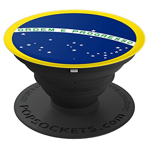 Brazil Flag Pop Socket - PopSockets Grip and Stand for Phones and Tablets