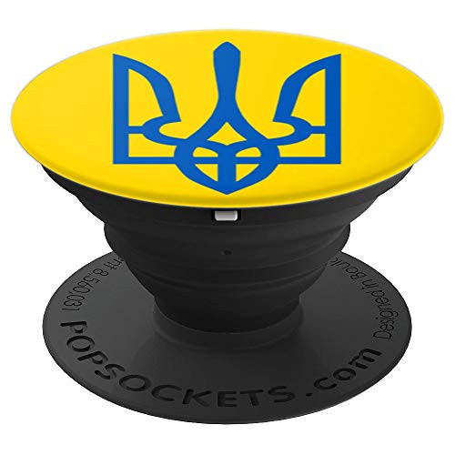 Tryzub Ukrainian Coat of Arms PopSocket - PopSockets Grip and Stand for Phones and Tablets