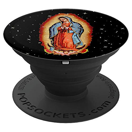 Our Lady of Guadalupe, La Virgen de Guadalupe Phone Grip - PopSockets Grip and Stand for Phones and Tablets
