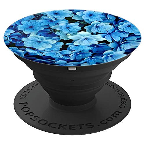 Blue Flowers Lilac Blossoms Design For Spring Lovers - PopSockets Grip and Stand for Phones and Tablets Blue Flowers Lilac Blossoms Design For Spring Lovers - PopSockets Grip and Stand for Phones and Tablets