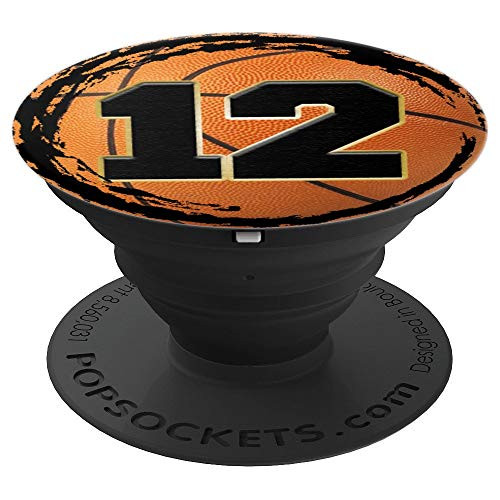 Basketball Custom Jersey Number 12 player - PopSockets Grip and Stand for Phones and Tablets Basketball Custom Jersey Number 12 player - PopSockets Grip and Stand for Phones and Tablets