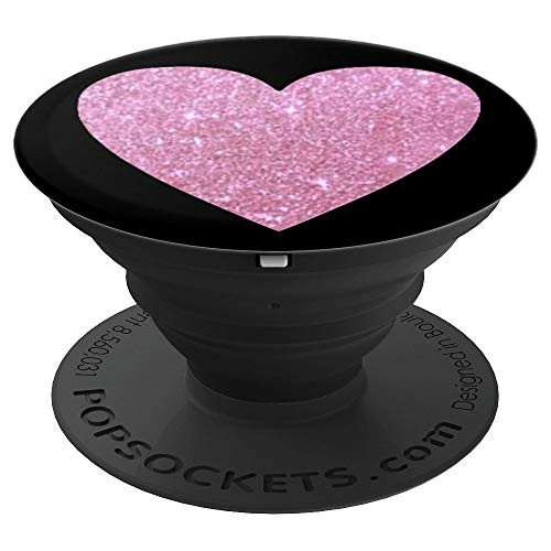 Pink Heart Phone Grip - PopSockets Grip and Stand for Phones and Tablets