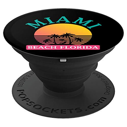 Miami Beach Florida Retro Spring Break - PopSockets Grip and Stand for Phones and Tablets Miami Beach Florida Retro Spring Break - PopSockets Grip and Stand for Phones and Tablets