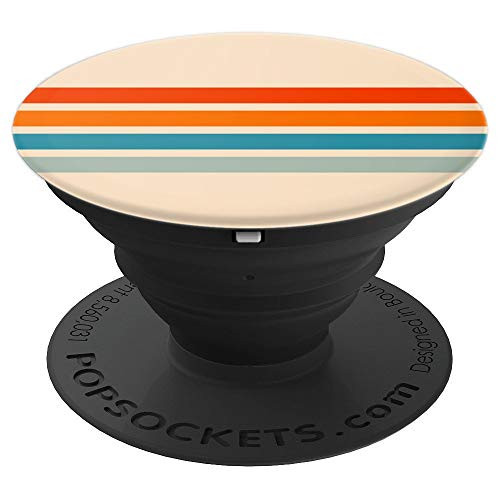 Minimal Abstract Multicolor Retro Stripes - Vintage 70s Love - PopSockets Grip and Stand for Phones and Tablets Minimal Abstract Multicolor Retro Stripes - Vintage 70s Love - PopSockets Grip and Stand for Phones and Tablets